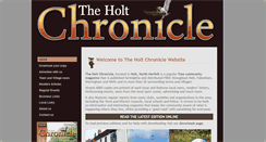 Desktop Screenshot of holtchronicle.co.uk